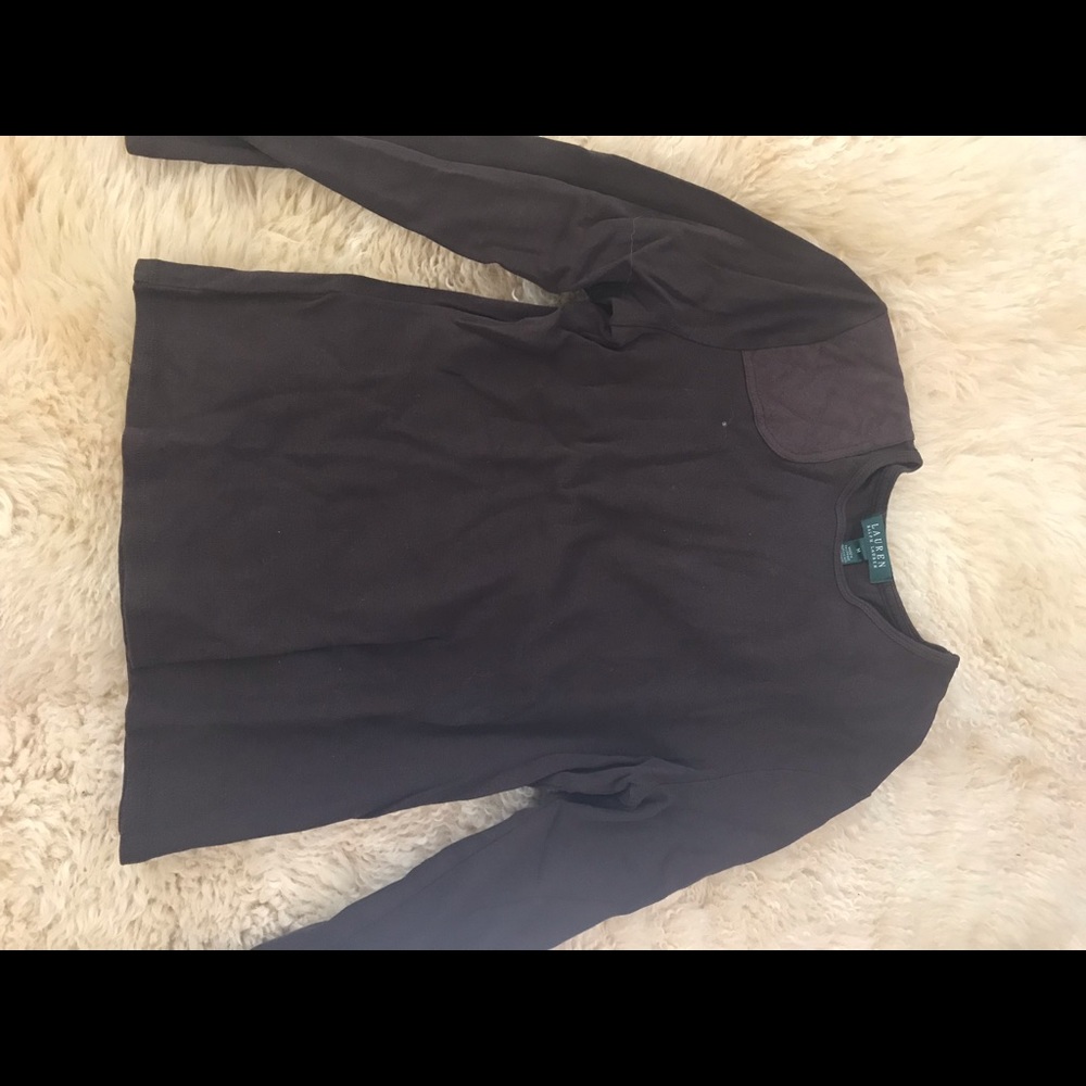 Lauren Ralph Lauren brown long sleeve sweater